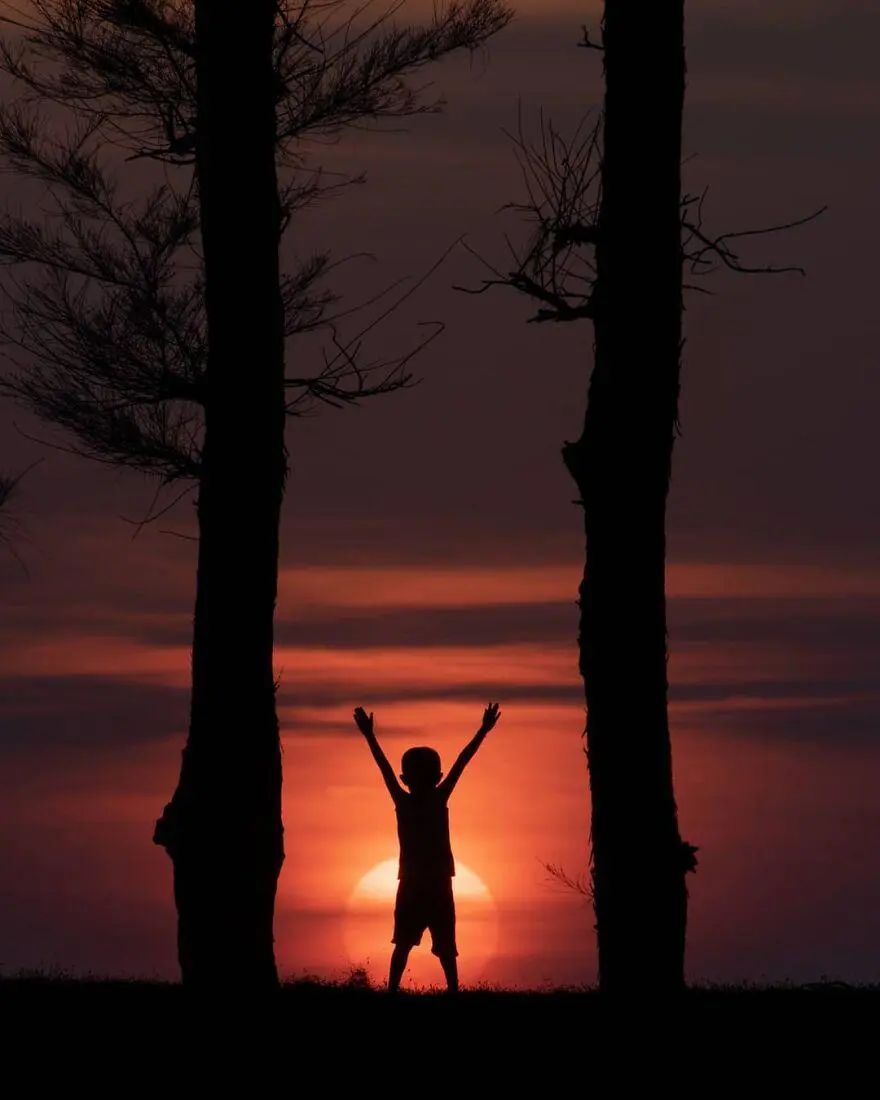 印度小伙借相机拍落日,印度穷小伙拍日落