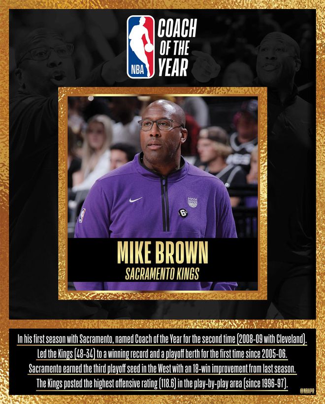 麦克布朗会得到最佳主教练吗,麦克布朗执教勇士17年