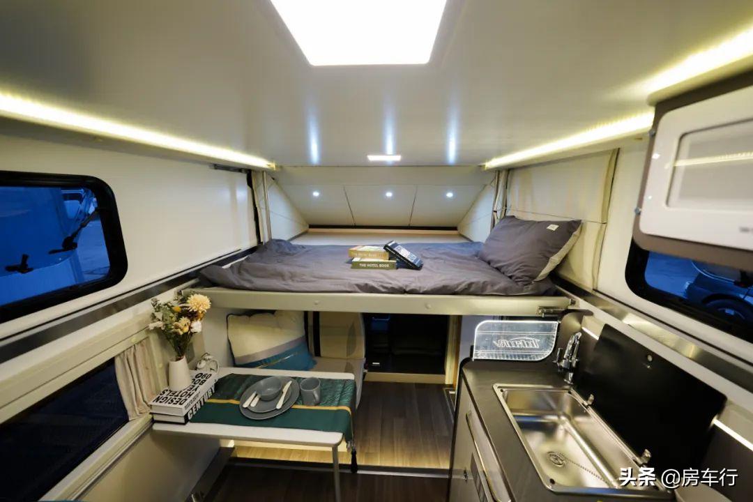 道奇公羊皮卡越野房车2022新款,2022款长城全尺寸大皮卡房车视频