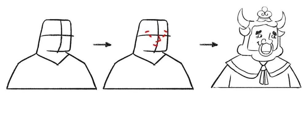 4步带你绘制有趣又好看的彩铅人物头像