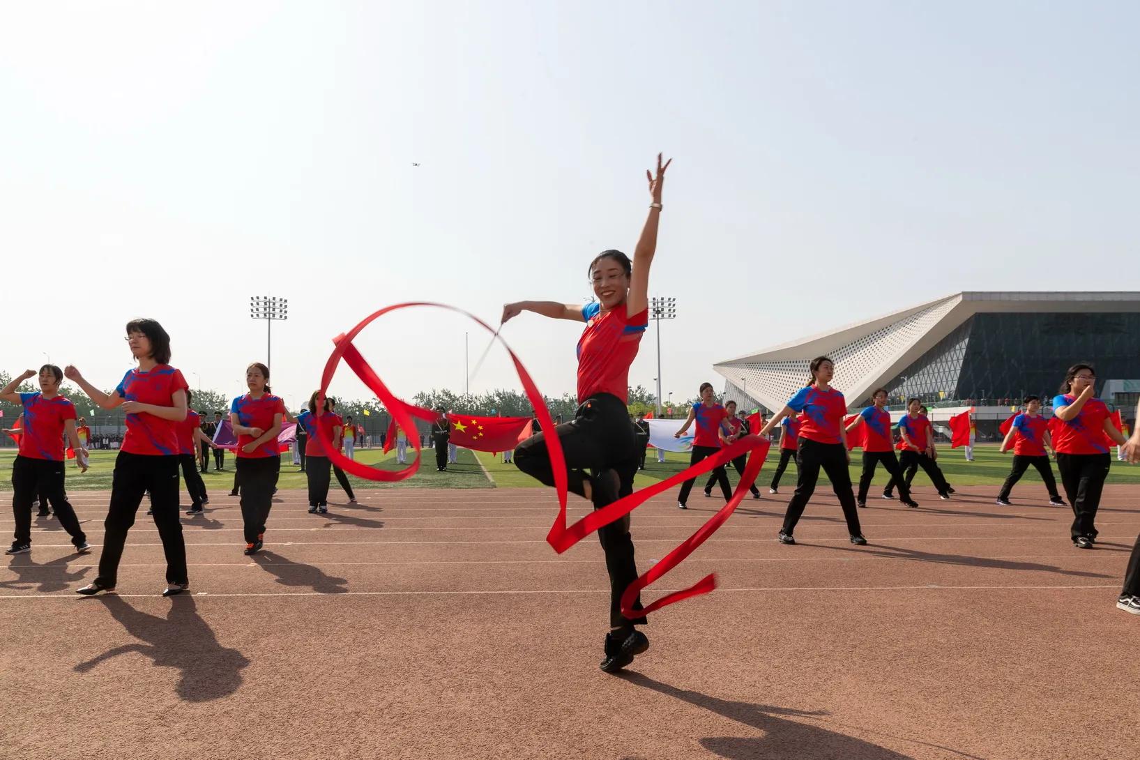 天职师大田径,天职师大运动会闭幕式