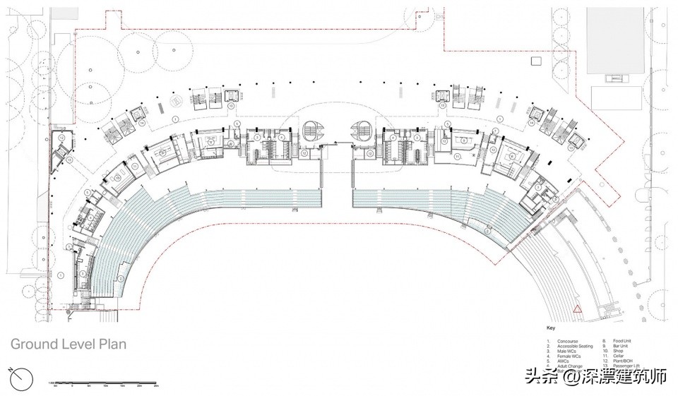 勋爵板球场ComptonEdrich看台，伦敦/WilkinsonEyreArchitects