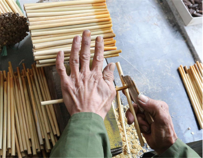 侯店毛笔制作过程,毛笔制作技艺