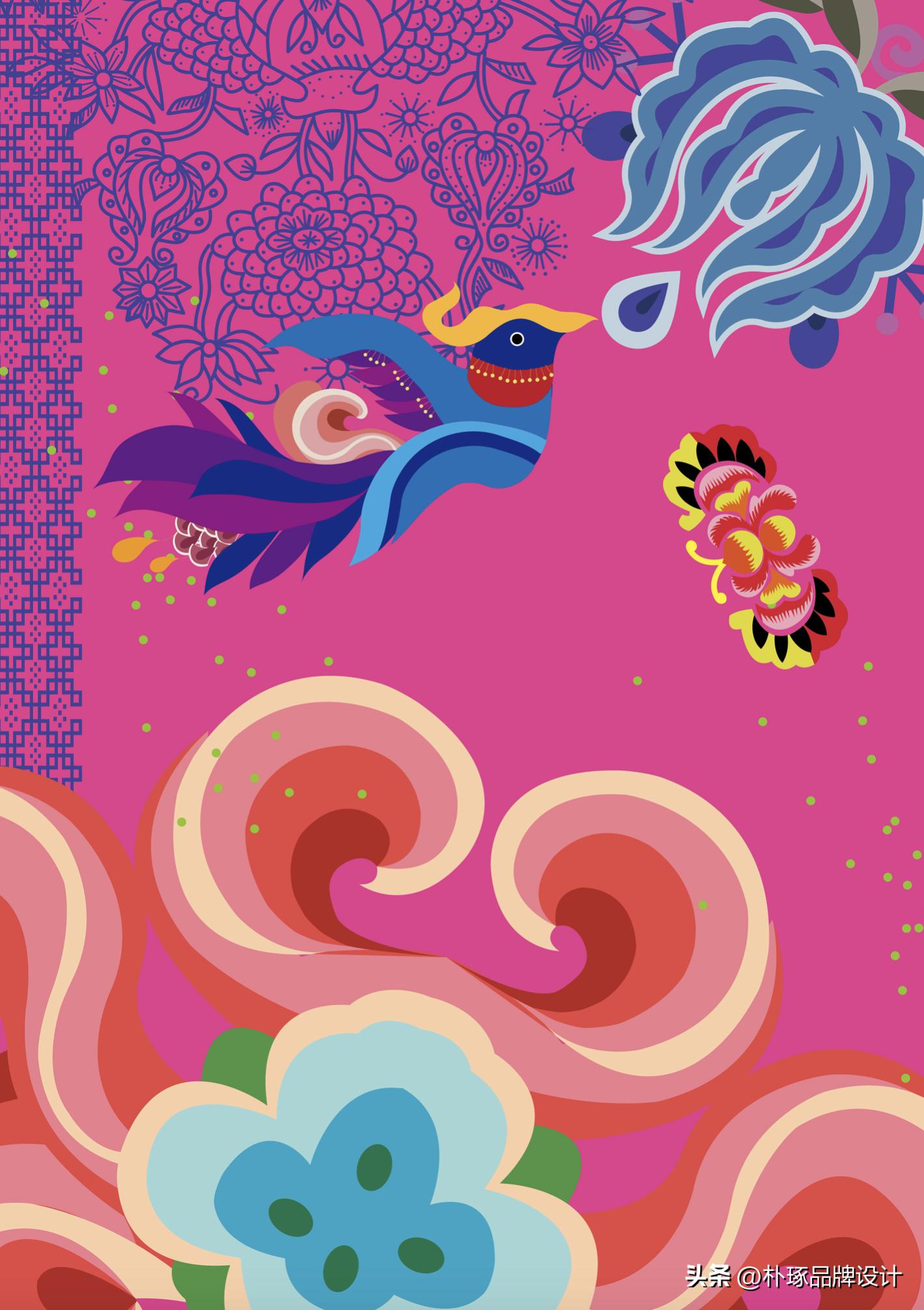 关于中国风的包装插画,国风插画设计灵感