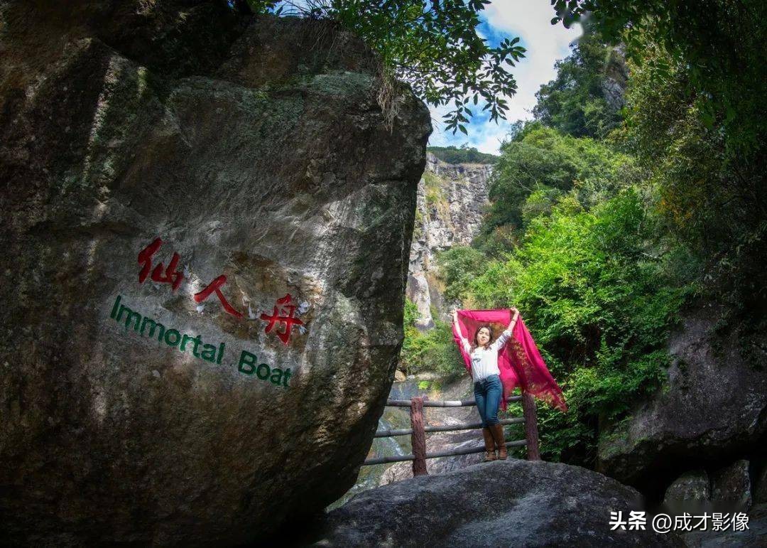 永泰瀑布景点,福建省永泰县百漈沟景区