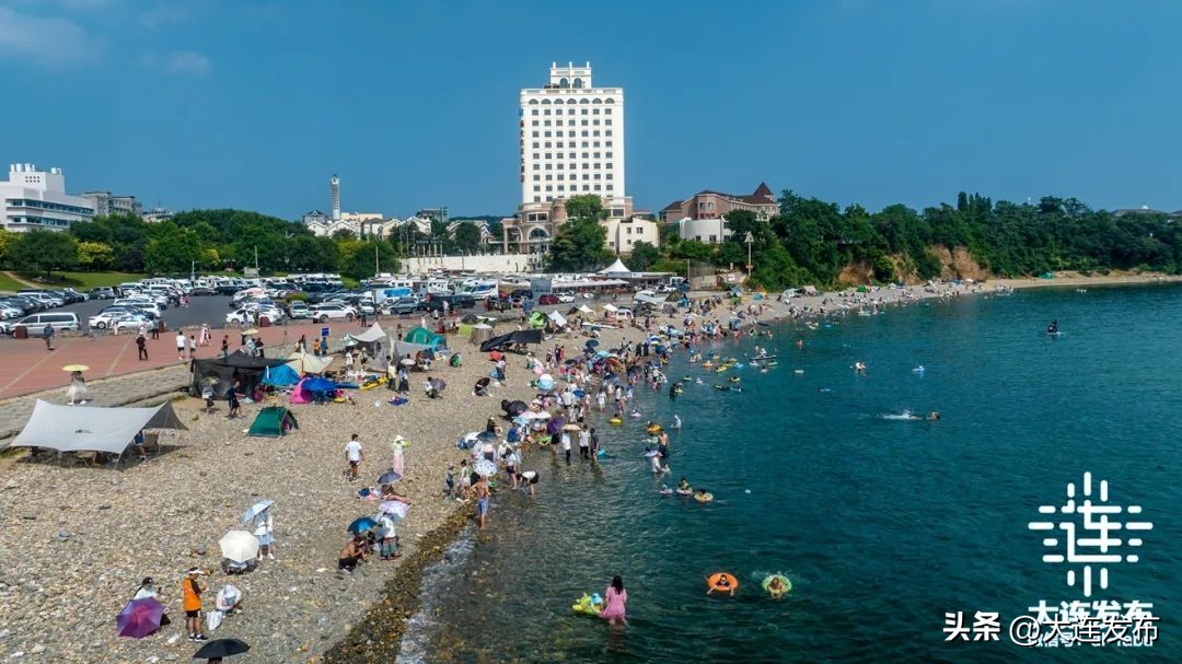 大连可以洗澡的海滩,大连既可以赶海又能洗海澡