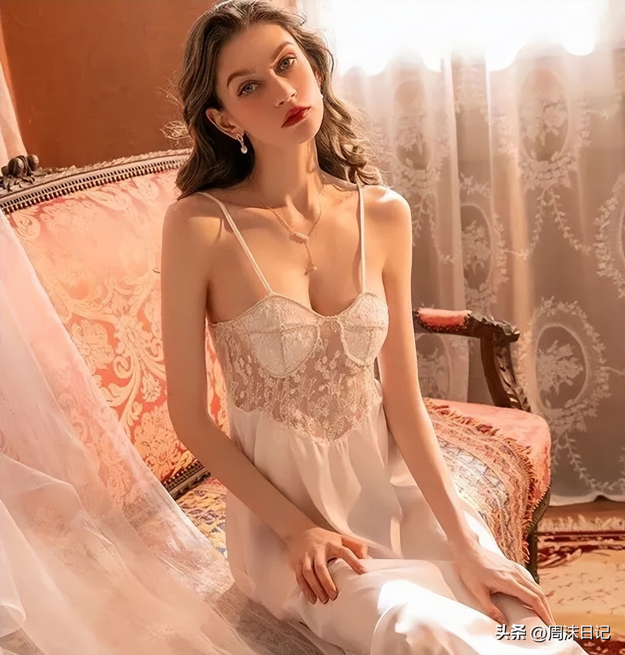 这件“甜骚睡衣”太野了！又软又薄又性感，让另一半把持不住