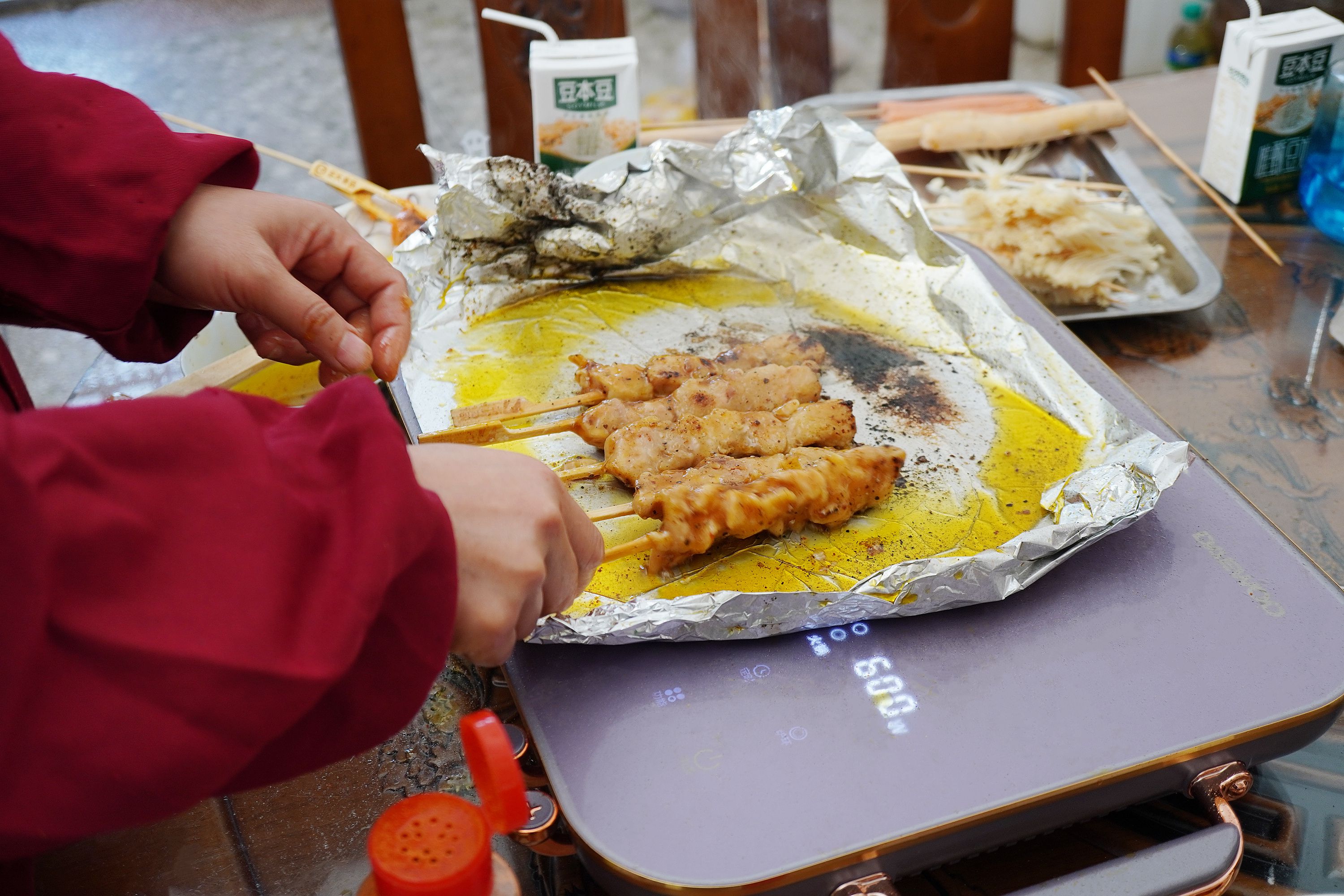 烧烤炉炒菜,烧烤炉打火锅