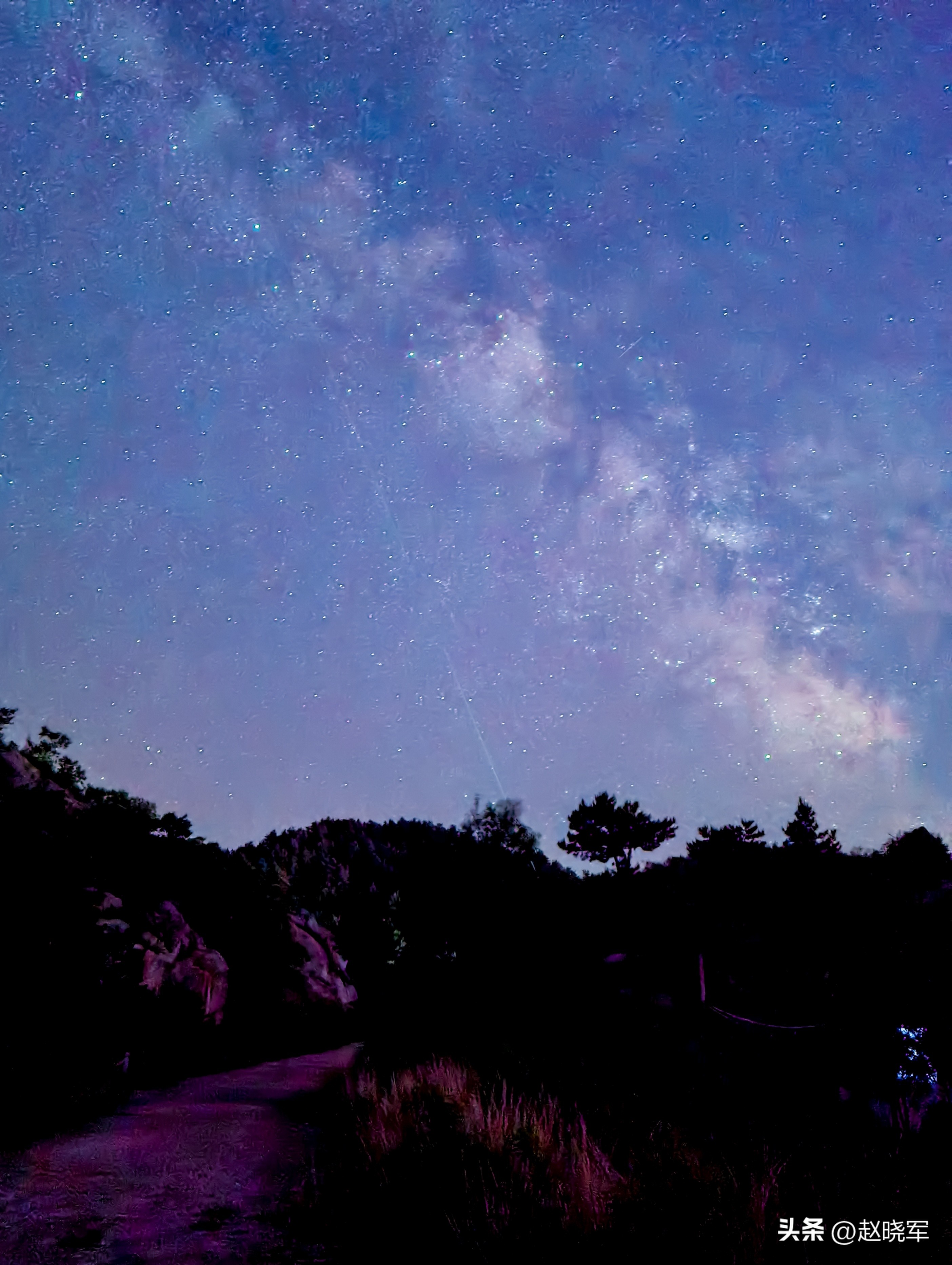 手机银河拍摄,苹果手机摄影拍银河