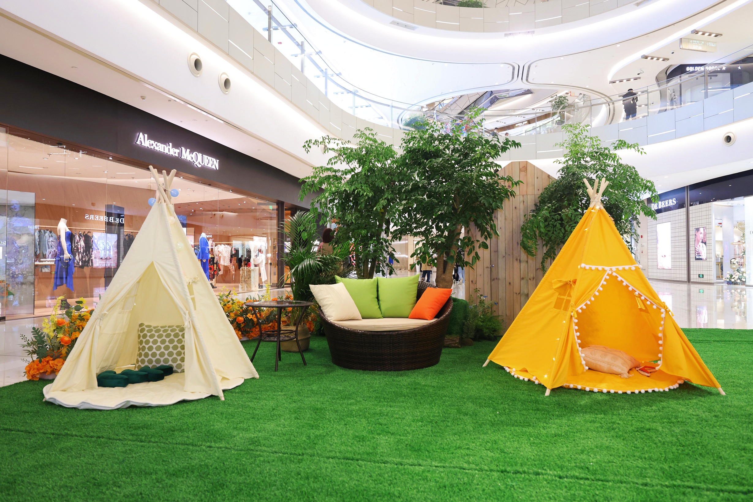 环贸iapm商场森活野趣都市露营季