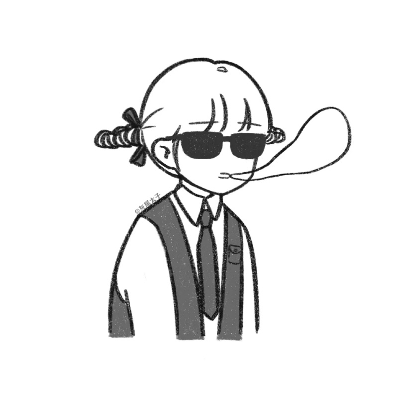 简笔画女士头像可爱,姐妹头像简笔画女生可爱