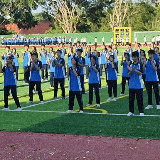 广东学校开幕式震撼全场,广东这所学校超硬核