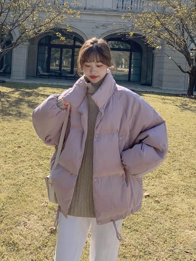 冬日棕色系两面穿棉服穿搭,搭配参考一波温暖的棉服穿搭