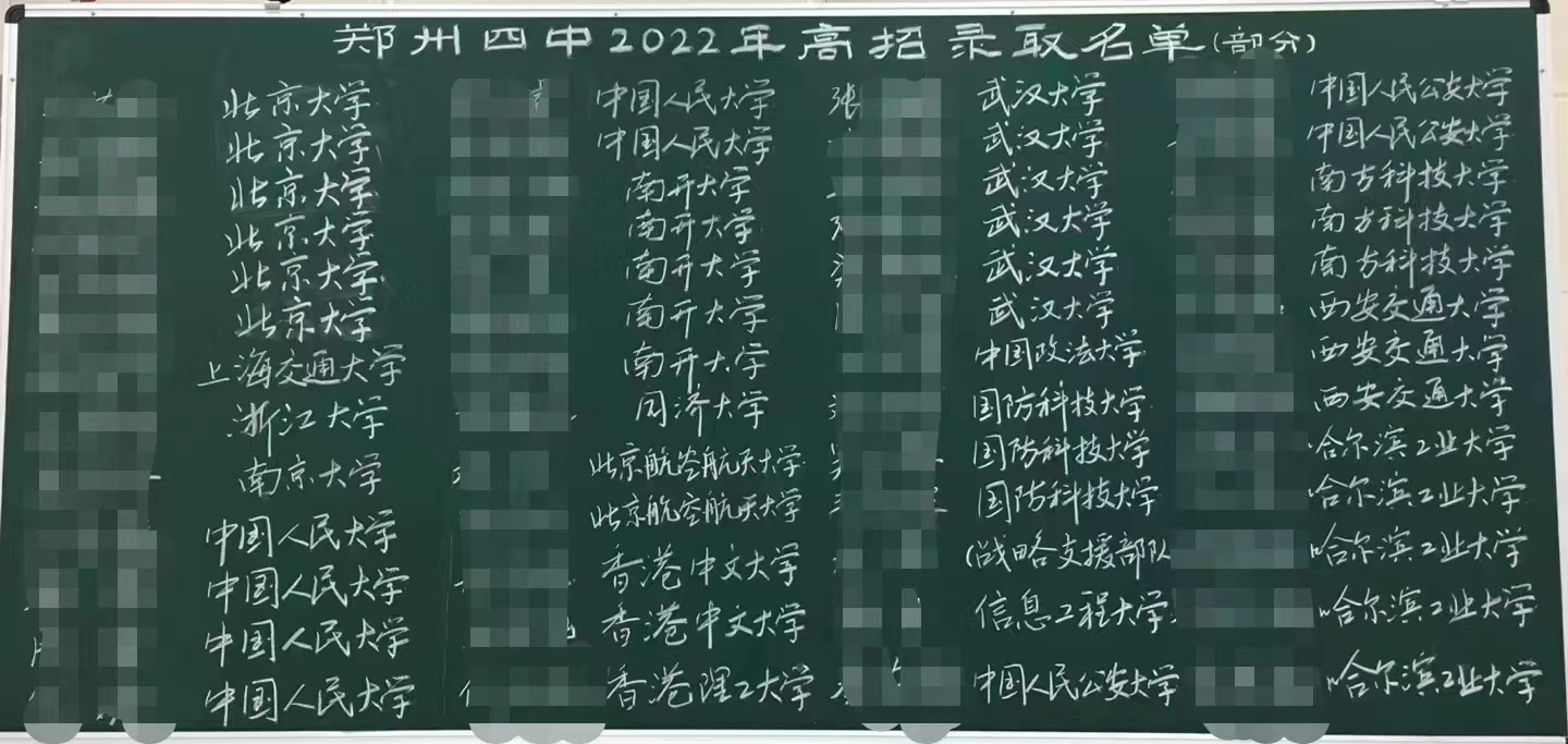 2023郑州四中文科高考喜报,郑州四中2023高考喜报