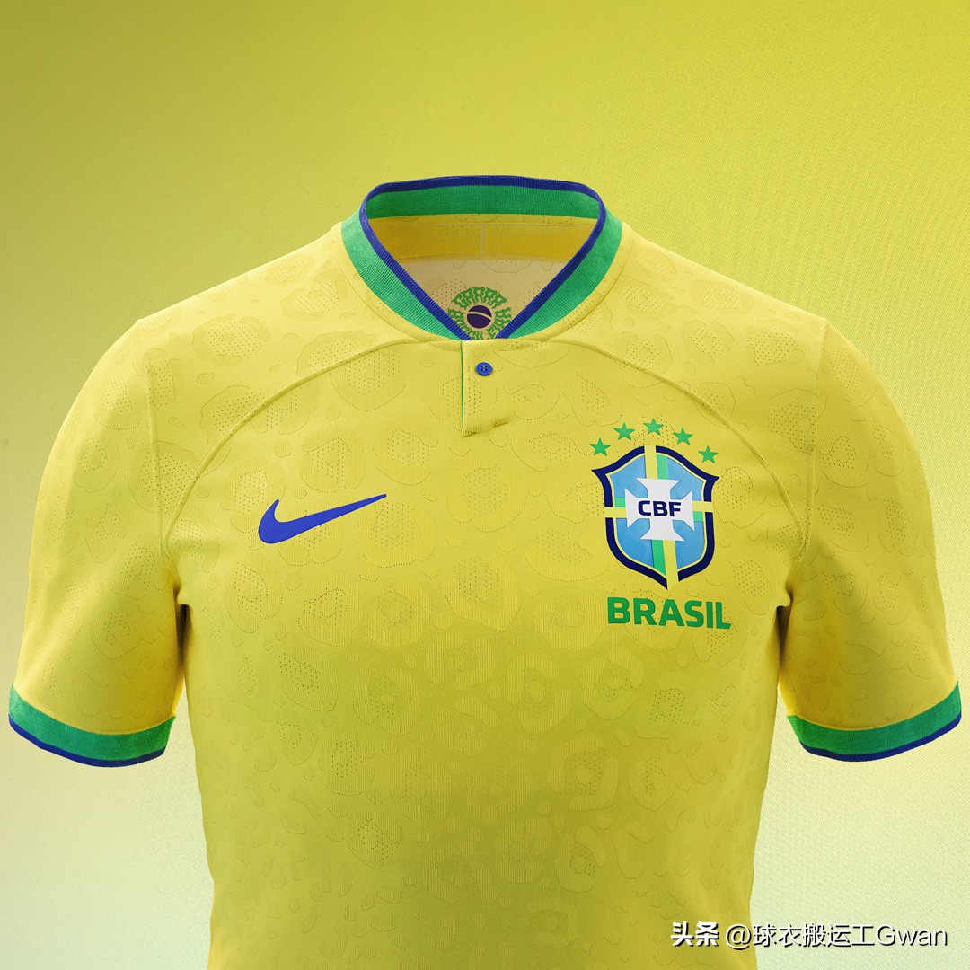 巴西国家队所有球衣,巴西2022世界杯