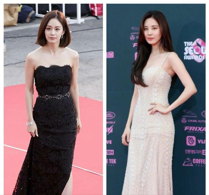 韩国女明星红毯穿着朴素,韩国红毯女明星礼服为什么那么土