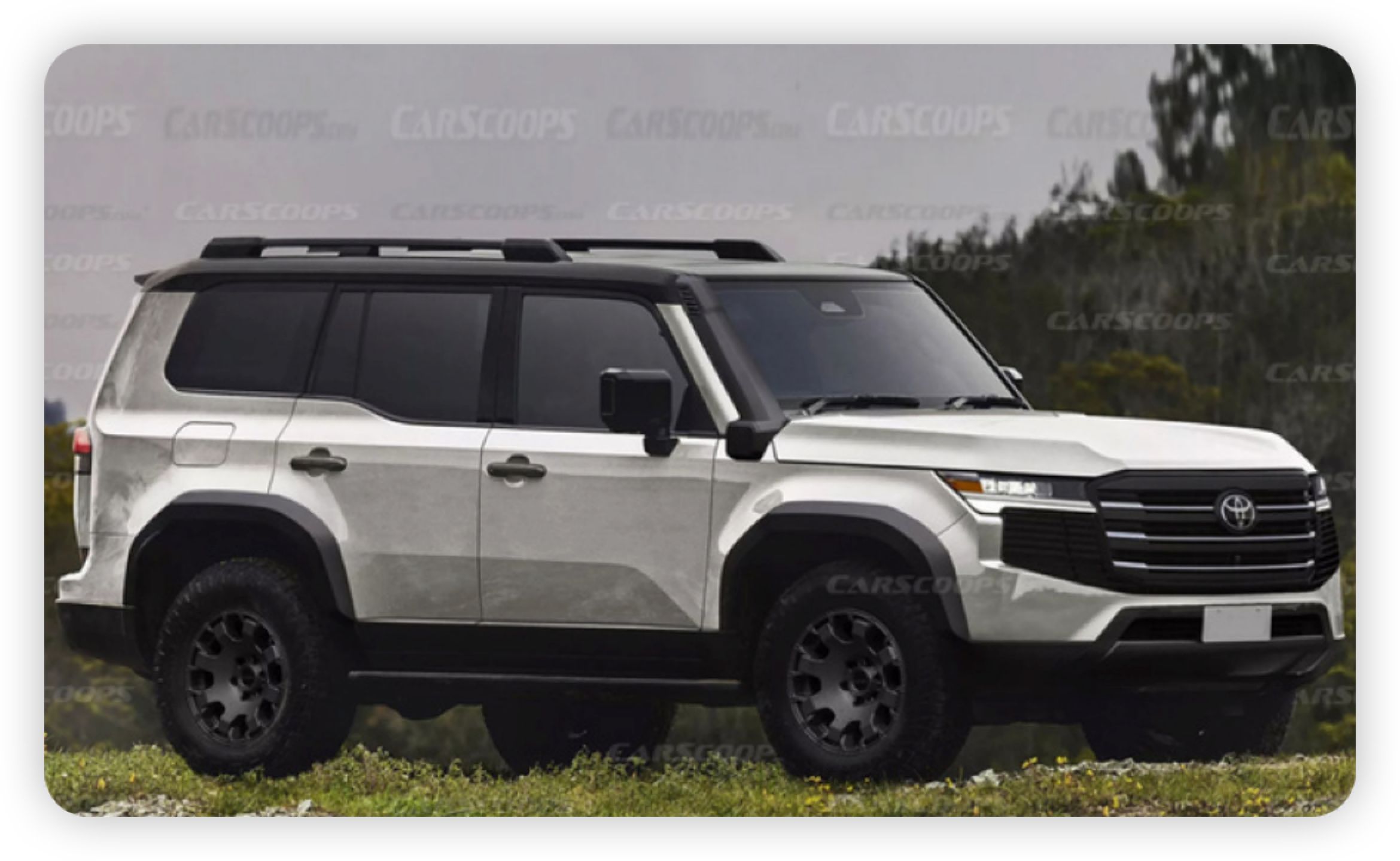 坦克500和丰田霸道,坦克500vs丰田霸道