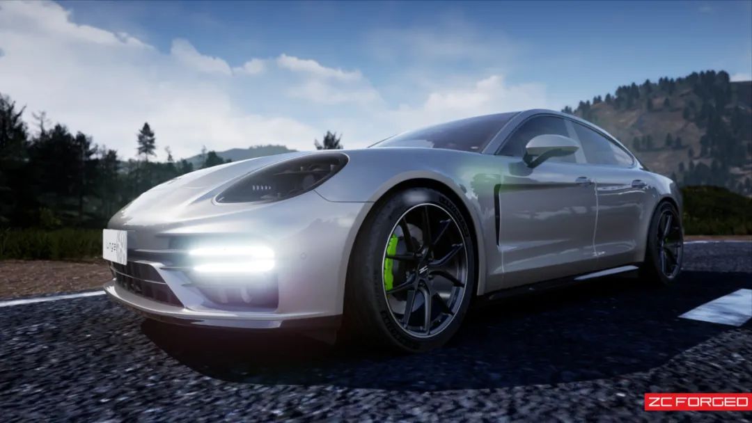 保时捷panamera改taycan前脸,保时捷panamera改装宽胎