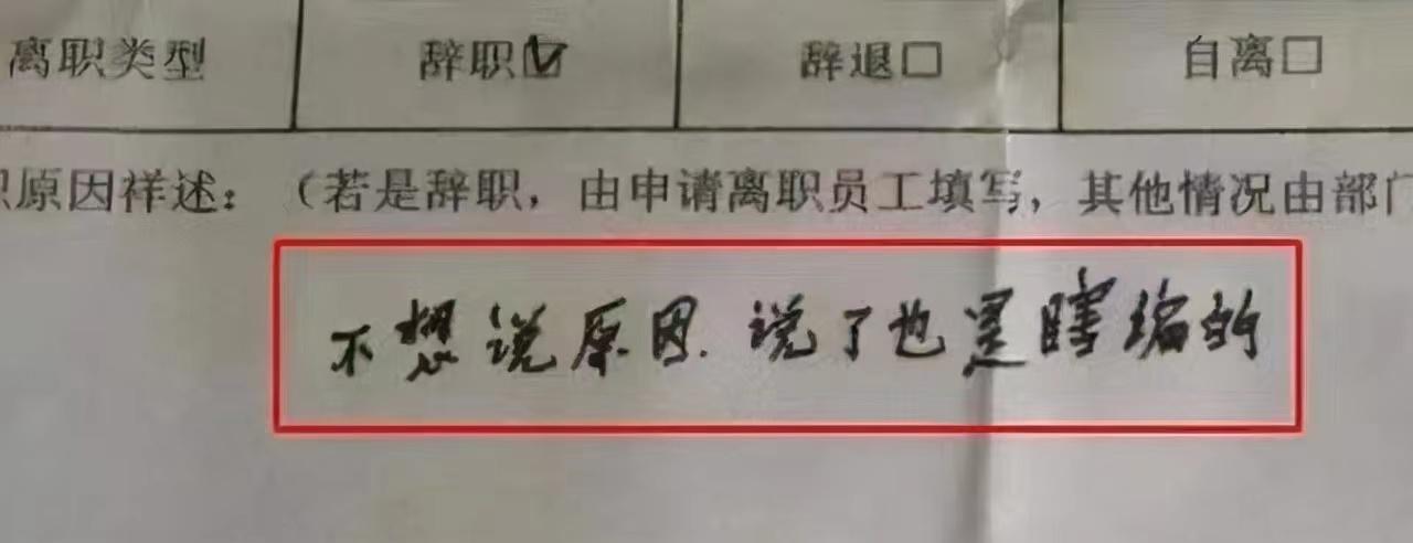 00后嚣张的辞职信火了理由很任性,00后低情商辞职信走红老板看后