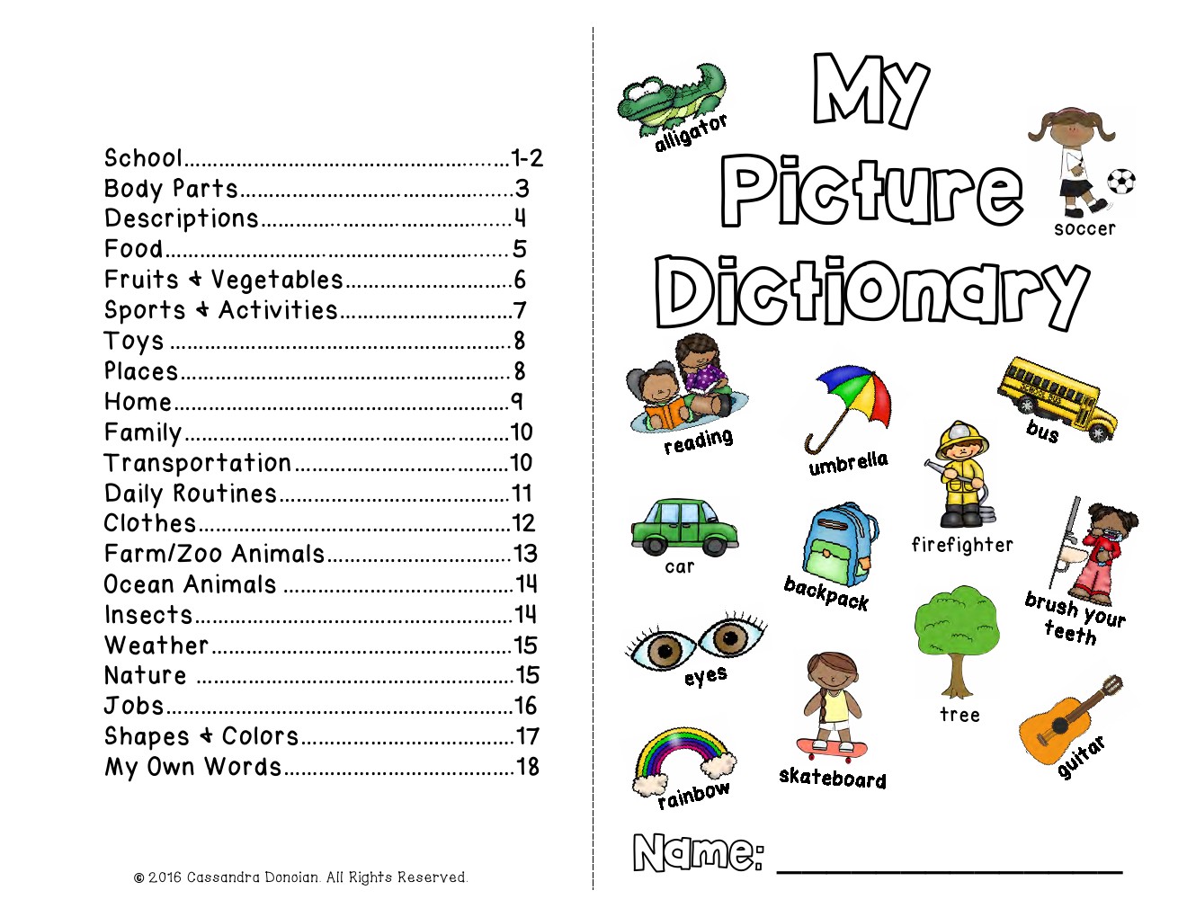 儿童英语单词漫画版,儿童英语漫画图片大全下载