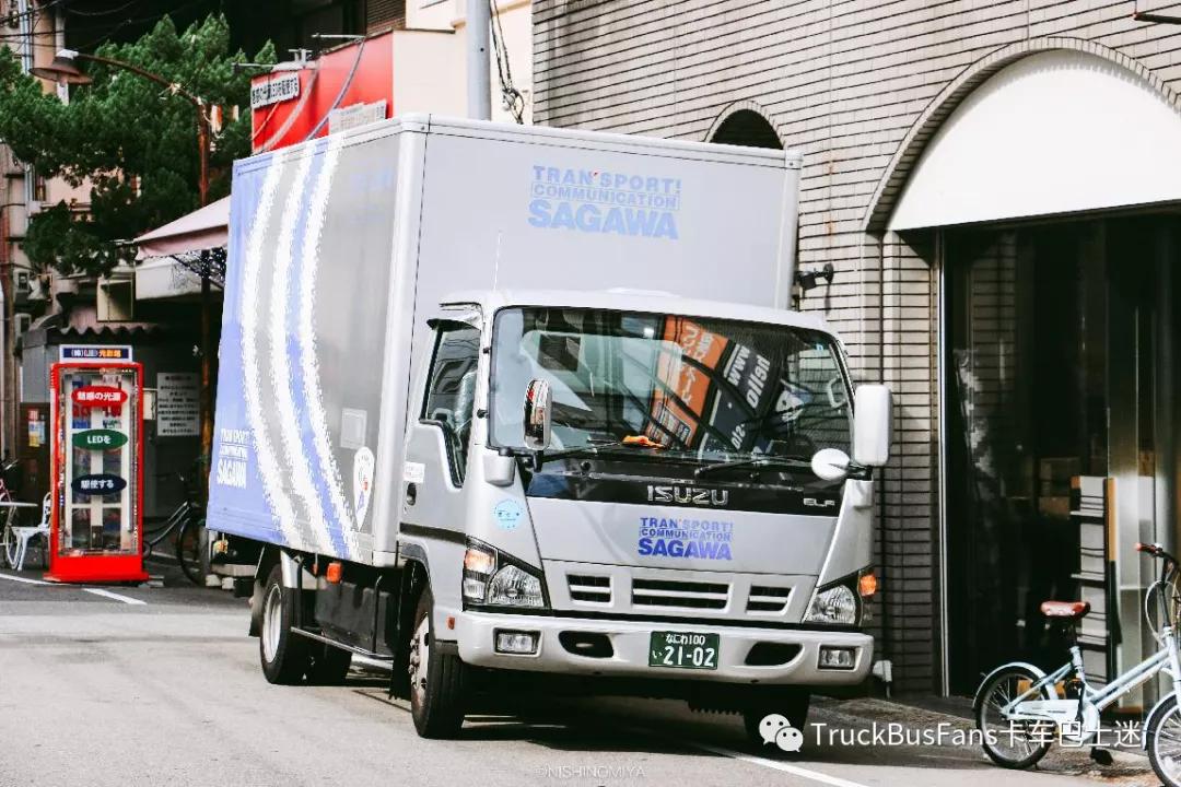 日本卡车是这样拍的,日本街头小型卡车