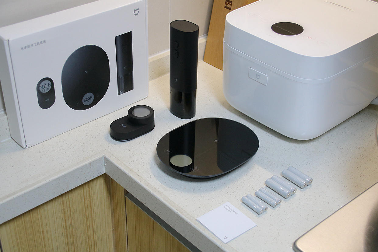 小米厨房三件套测评,小米全新智能厨房用具