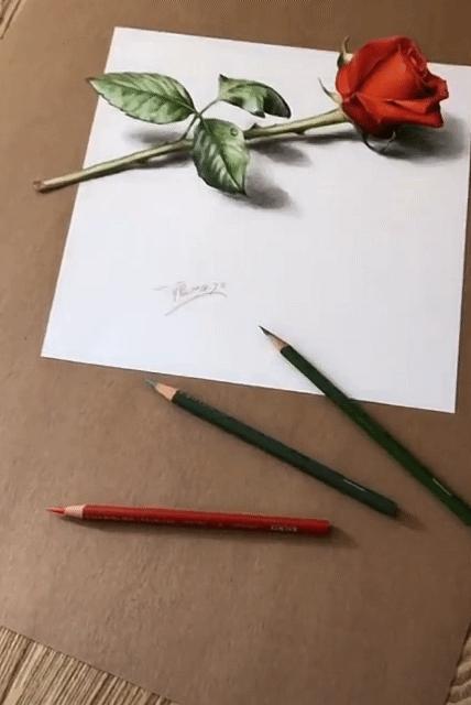 3D绘画牛人多厉害？画出真假难辨的“立体美女”，震惊500万网友