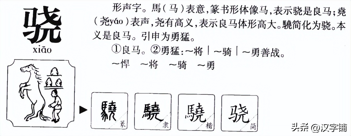 左边一个马字右边个尧,左边是马右边是尧是什么字