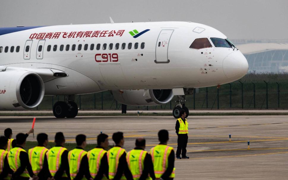 中国c919客机订单与波音对比,美国评价c919客机再获300架订单