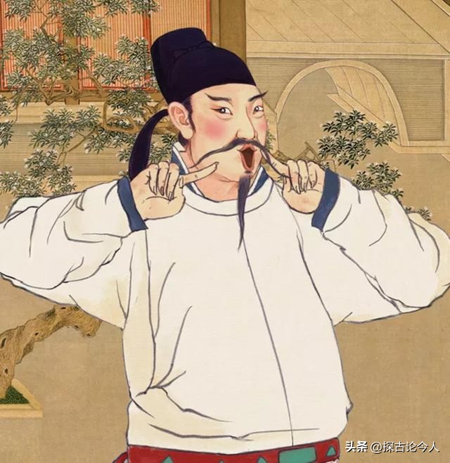 探寻李白诗歌中的意象表达,李白人物写实速写画