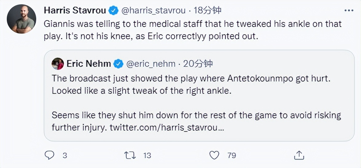 字母哥受伤膝盖回归,字母哥脚踝受伤