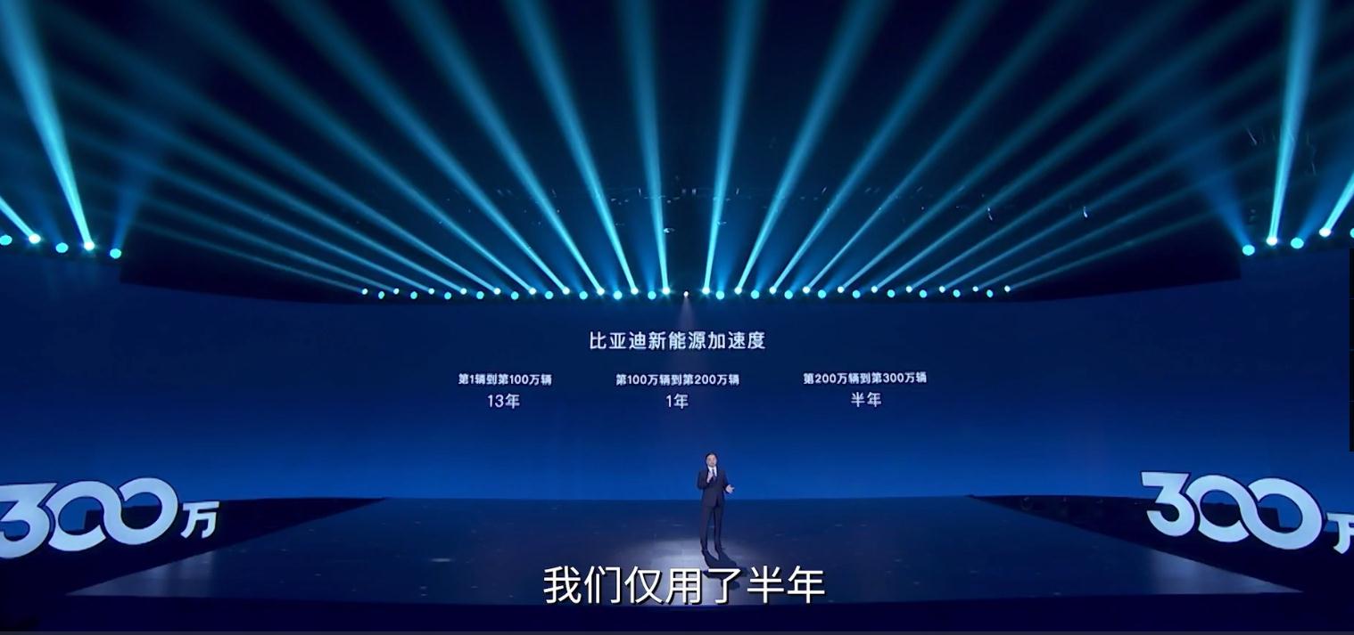 比亚迪王传福新车发布霸气演讲,比亚迪总裁王传福为元up车主交车