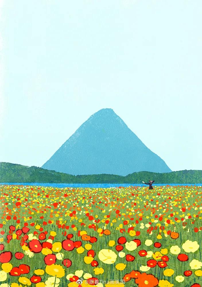 一组极具个人风格的插画,一组很有意境的插画