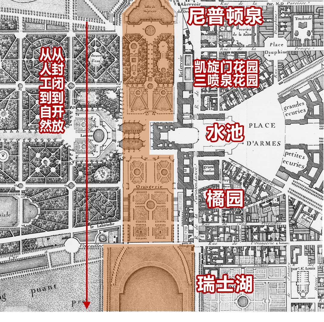 凡尔赛宫的园林,凡尔赛宫花园面积