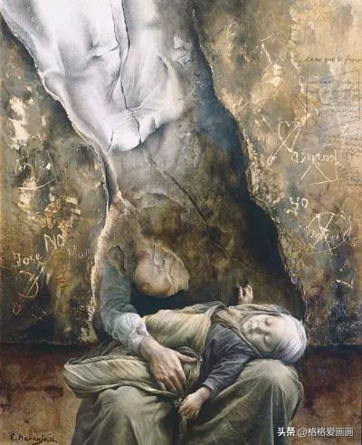 纳兰霍超现实素描,爱德华多纳兰霍的作画风格