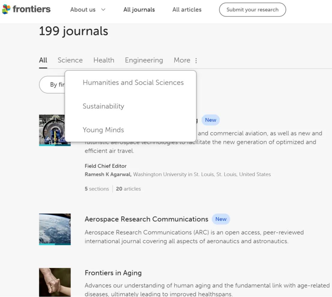 聊一聊Hindawi、MDPl、Frontiers，“水刊”们？😅