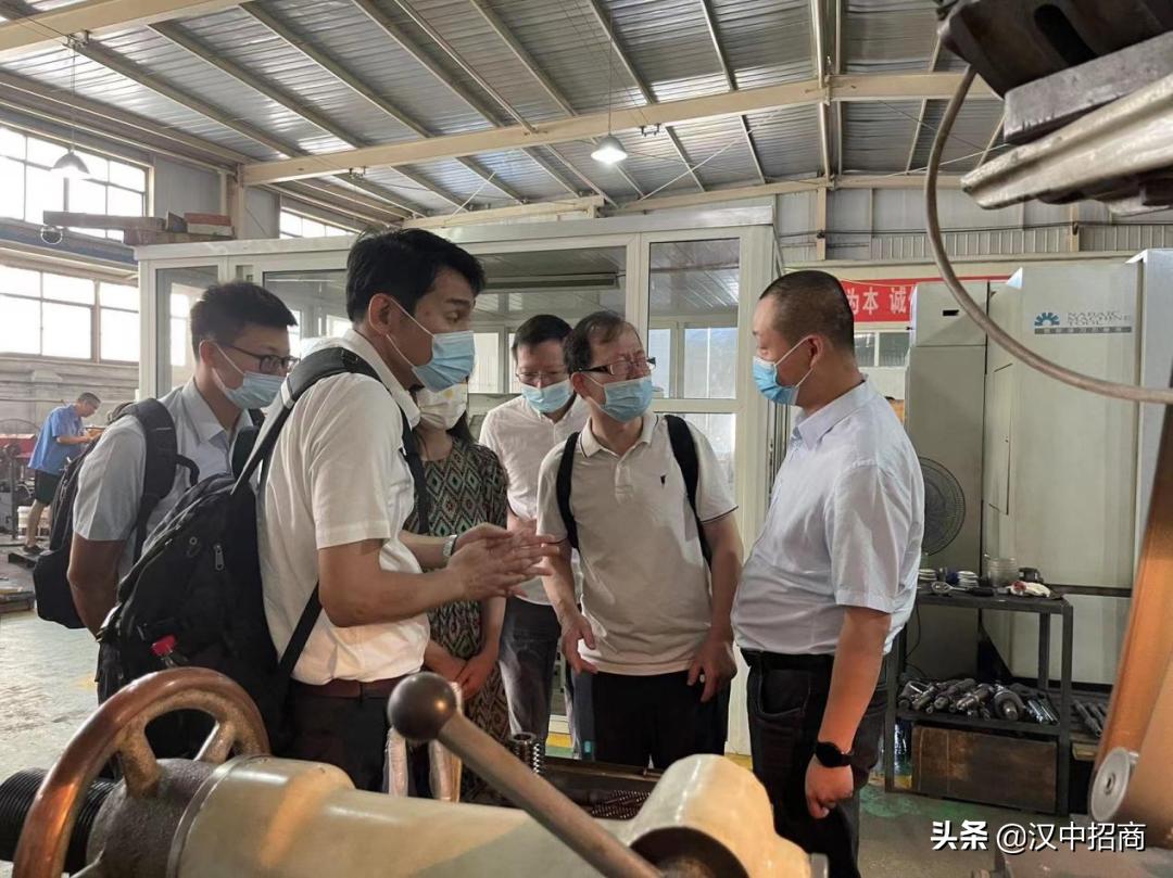 日新高性能涂层（无锡）机电有限公司、鑫古河金属（无锡）有限公司一行到汉中经济技术开发区考察座谈