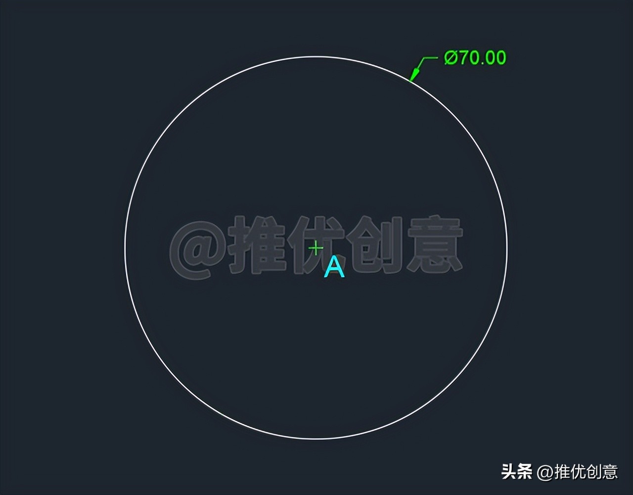 一个绘制圆、正多边形的练习题CAD制图AutoCAD实战教程工程制图