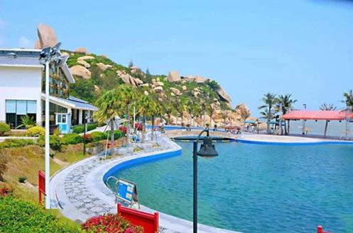 江门那琴半岛地质海洋公园秋冬季,江门那琴半岛看日落