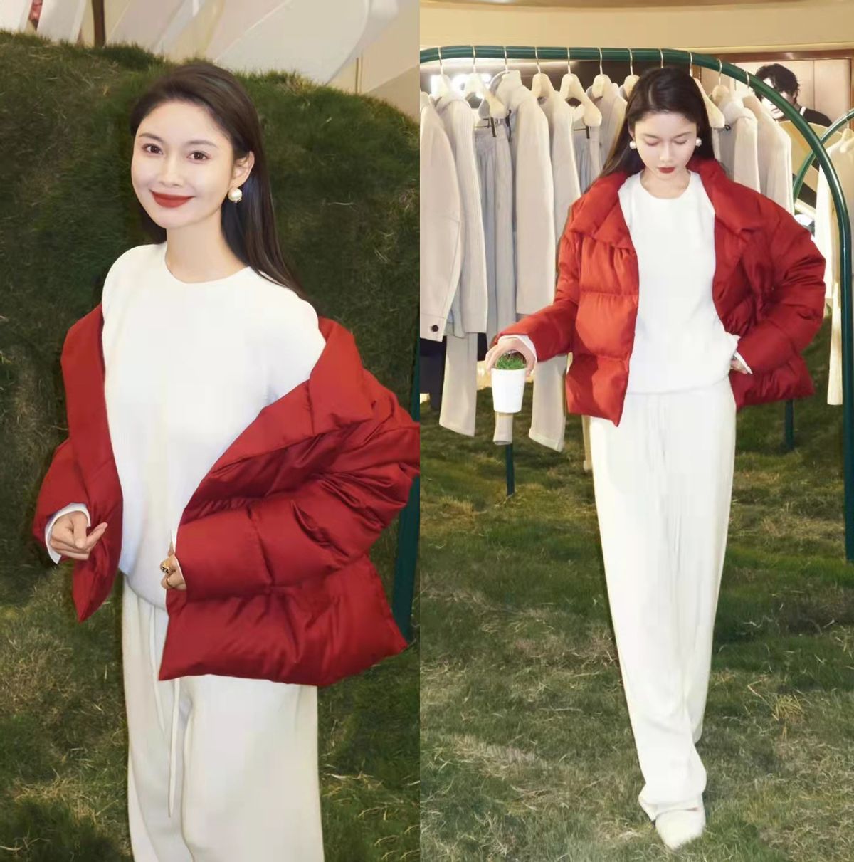 冬季保暖穿搭女2021高级感,冬季裙子穿搭示范怎么穿很高级