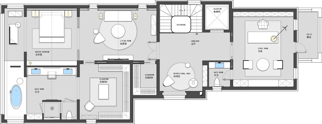 顶级豪宅设计团队,北京1000平别墅现代轻奢装修