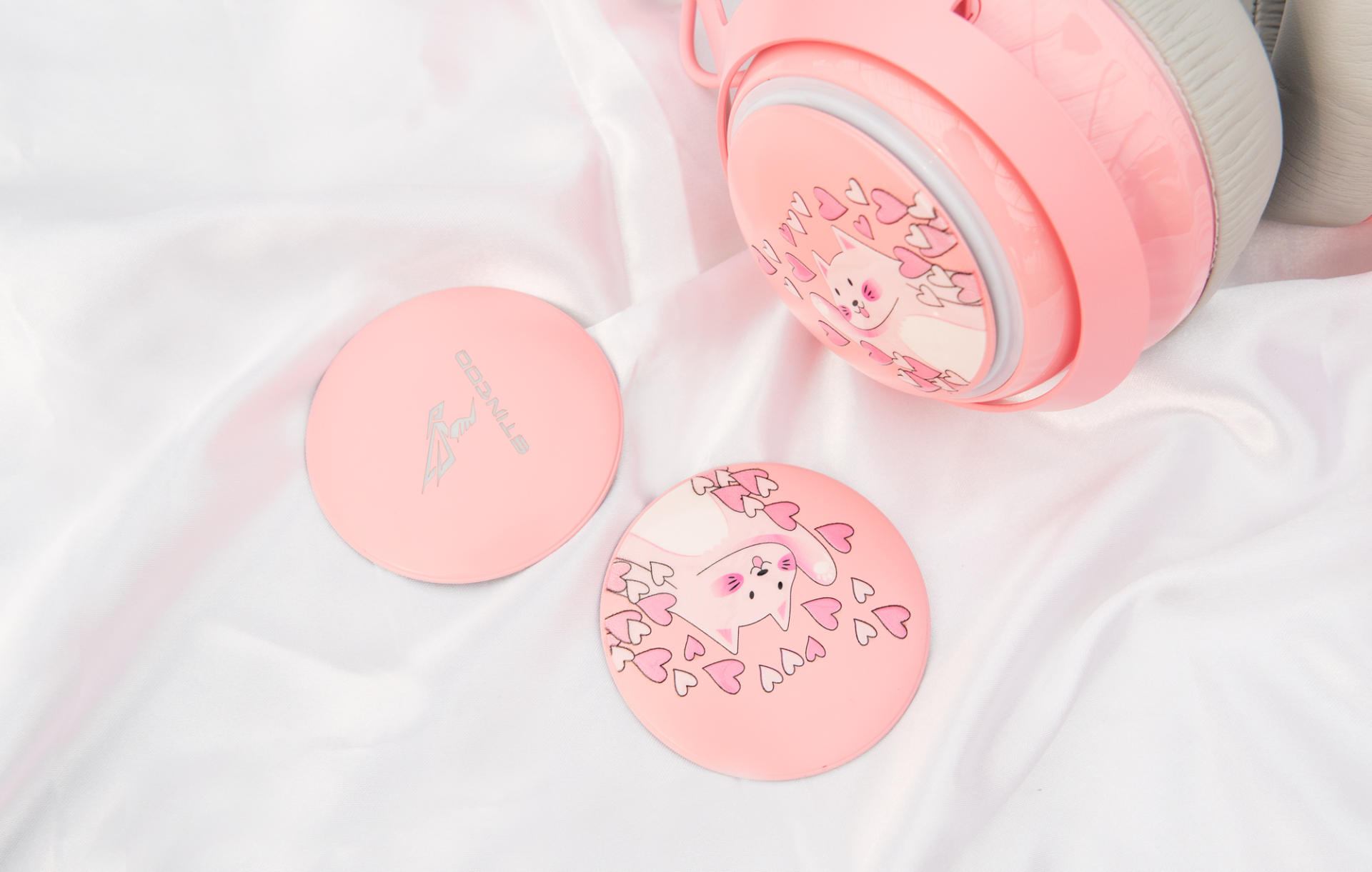 会发光的猫猫耳机,会发光的流光耳机