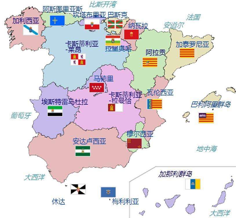 日不落帝国西班牙王国,西班牙日不落帝国有多大