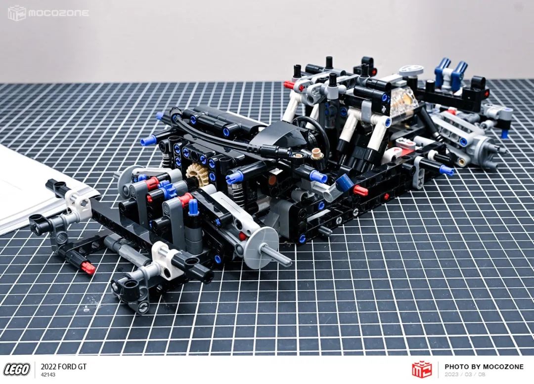 乐高积木福特gt跑车,福特gt2022