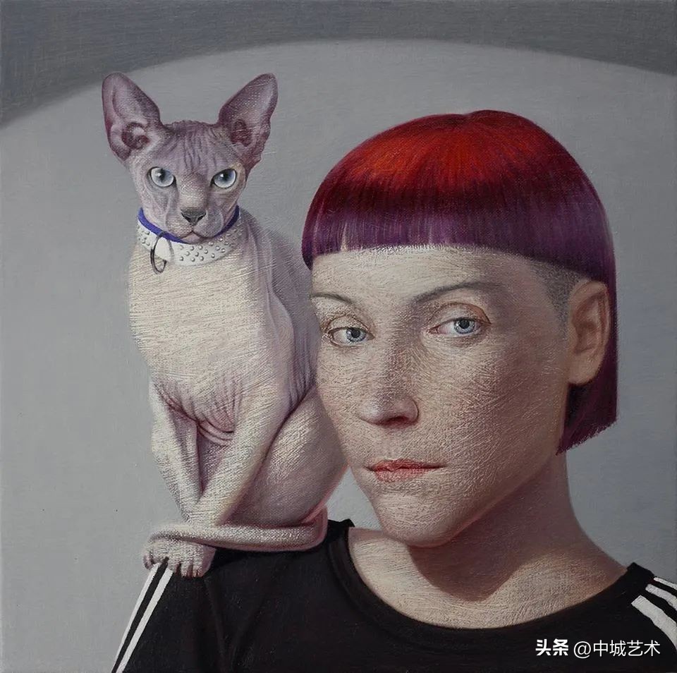 塞尔维亚画家水墨画猫,阿尔巴尼亚中世纪绘画艺术画家