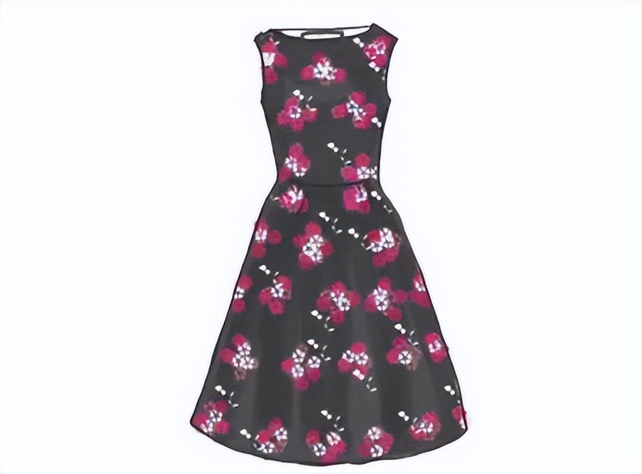 四种不同风格的穿搭手绘,日系手绘风格穿搭