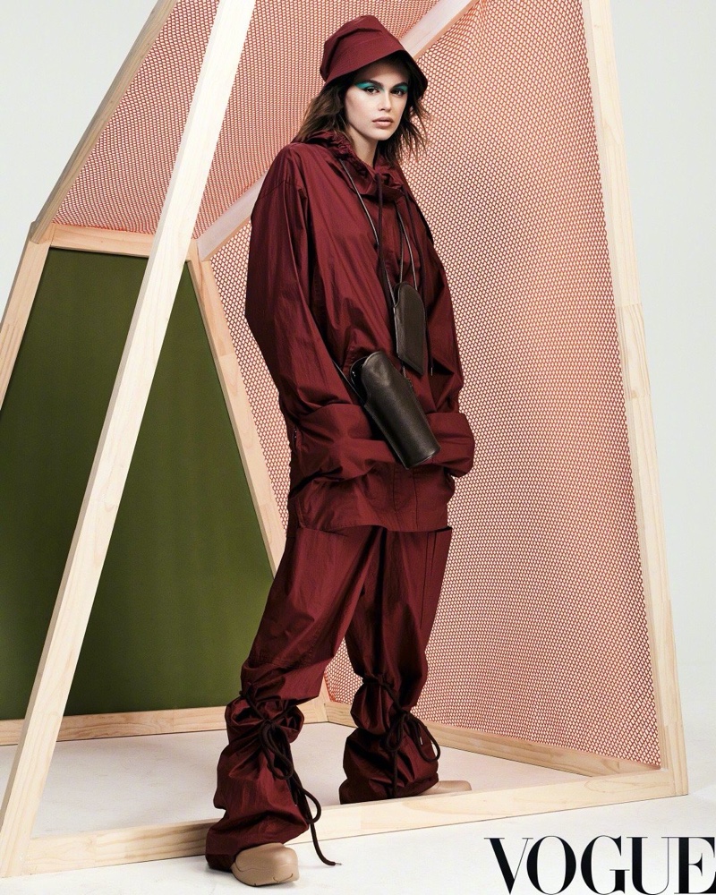 星二代超模kaiagerber街拍,超模kaiagerber近期街拍