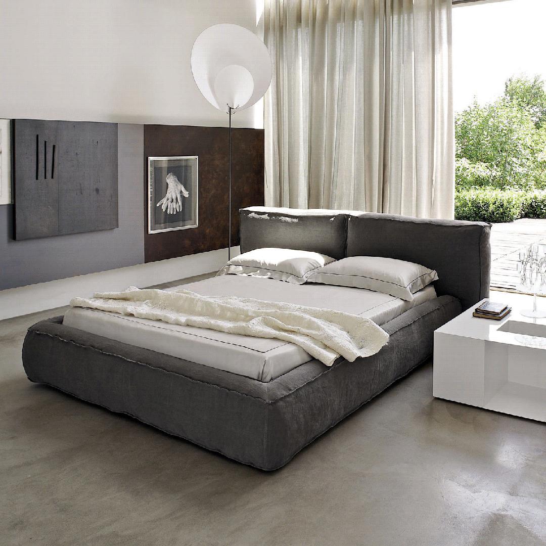 软包床最流行一款,比较温馨的软包床