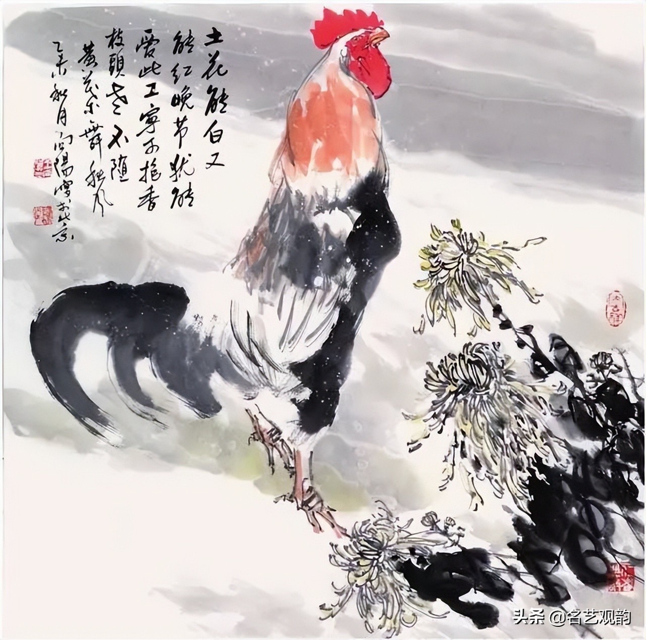 十二生肖鸡画法步骤,鸡的画法简笔画步骤