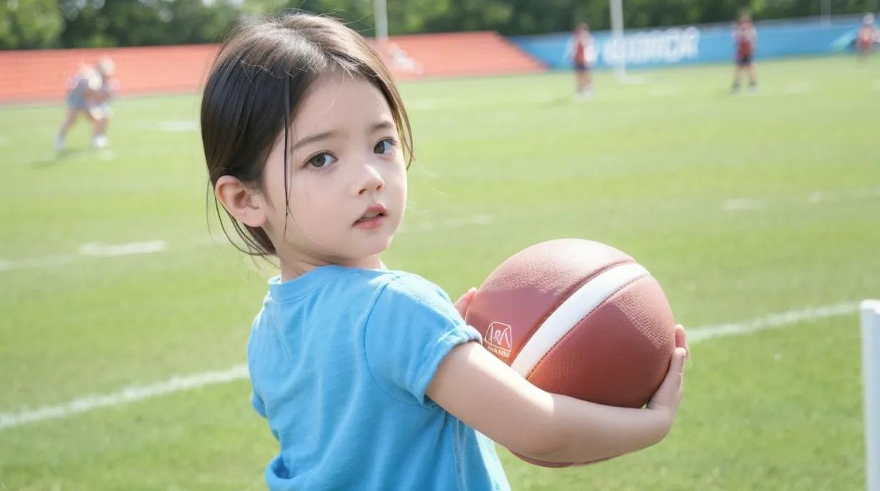 足球小宝贝图,可爱又漂亮的足球宝贝图片